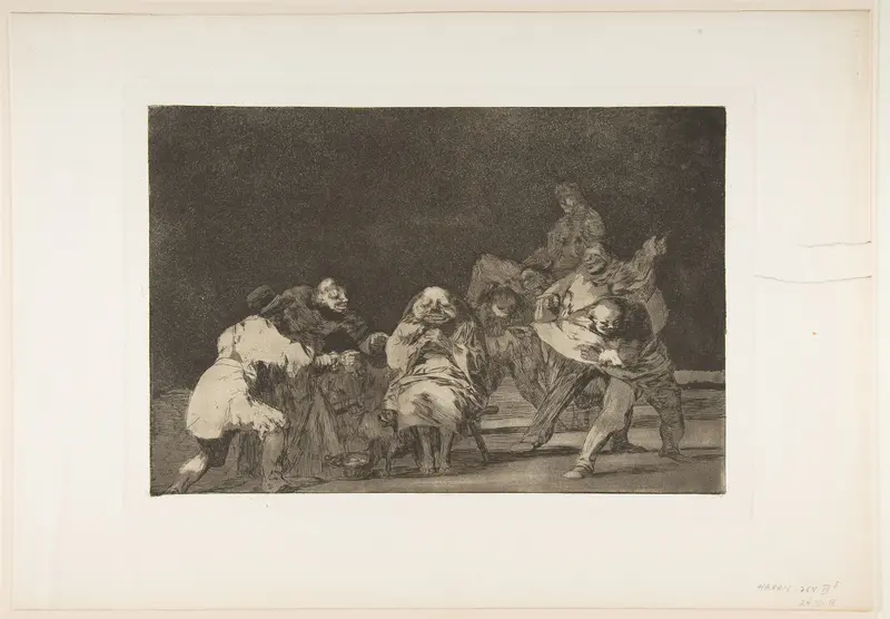 Loyalty, from "The Disparates" (Follies / Irrationalities) Wall Art by Goya (Francisco de Goya y Lucientes) - High-Resolution Digital Print