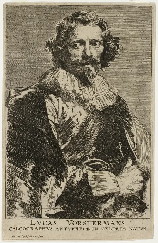 Lucas Vorsterman Wall Art by Anthony van Dyck - High-Resolution Digital Print