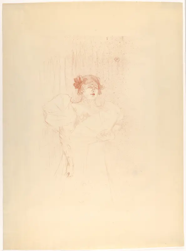 Luce Myrès (Front View) Wall Art by Henri de Toulouse-Lautrec - High-Resolution Digital Print