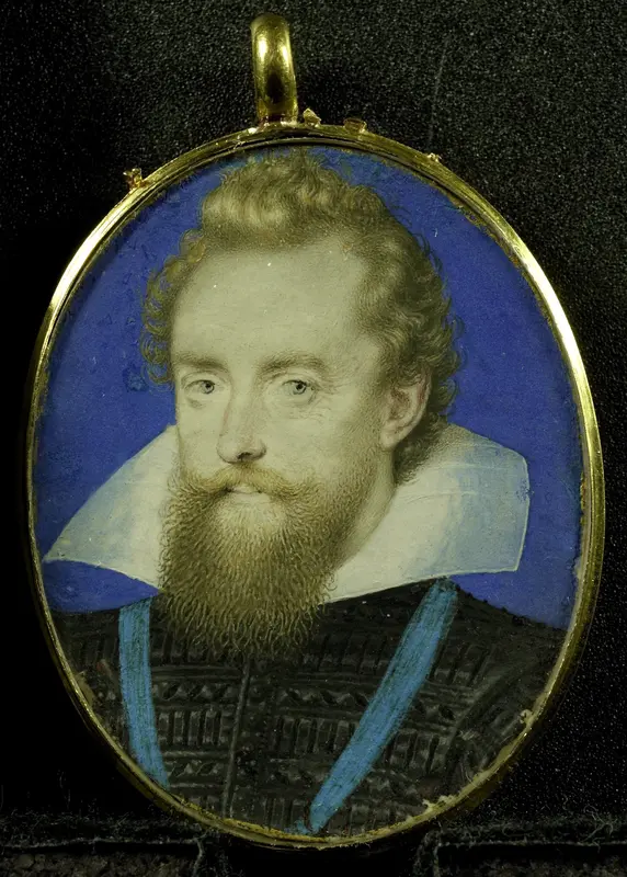 Ludovic Stuart (1574-1623/1624), eerste hertog van Richmond en tweede hertog van Lennox of Thomas Howard (1561-1628), graaf van Suffolk Wall Art by Isaac Oliver - High-Resolution Digital Print