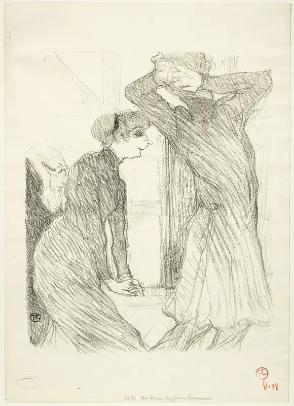 Lugné-Poé and Bady, in "Au-Dessus des Forces Humaines"