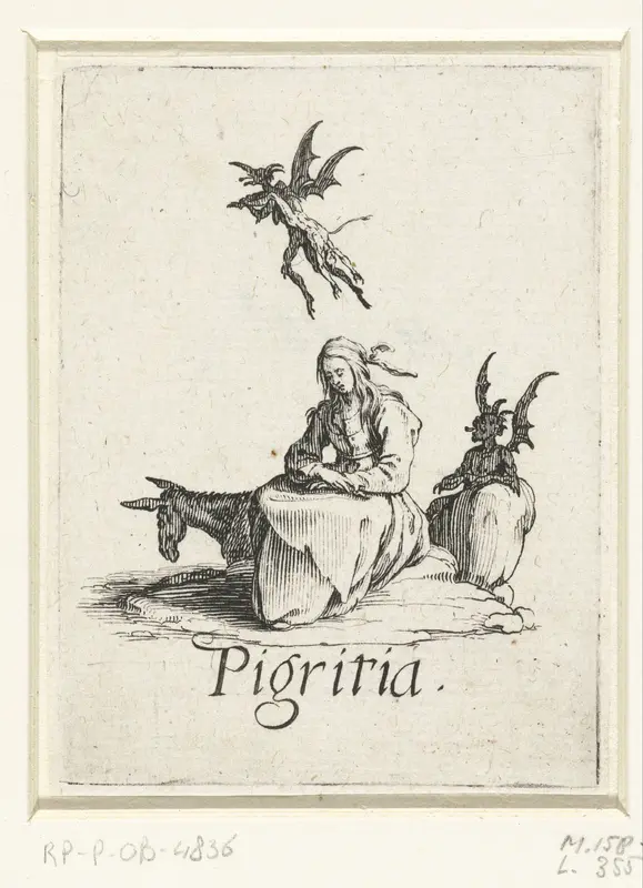 Luiheid Wall Art by Jacques Callot - High-Resolution Digital Print