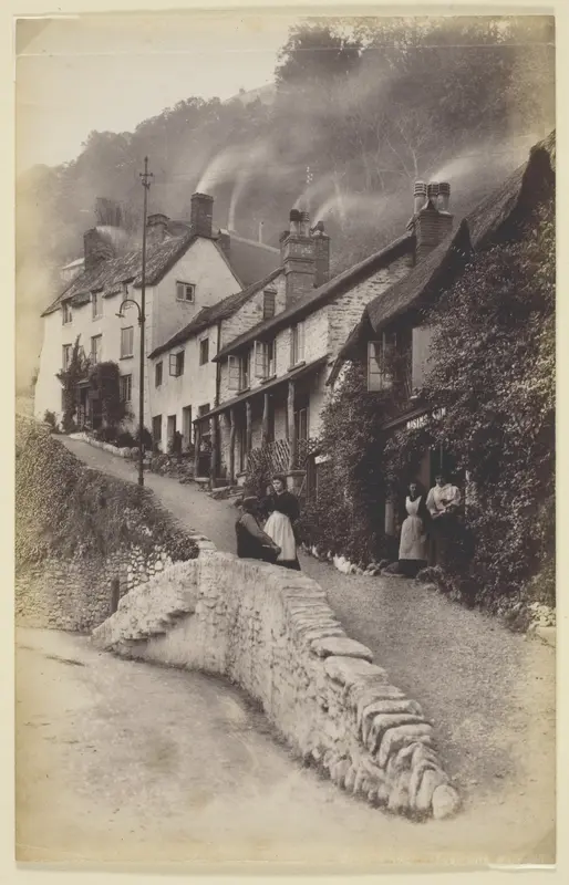 Lusmouth, Mars Hill Wall Art by Francis Bedford - High-Resolution Digital Print