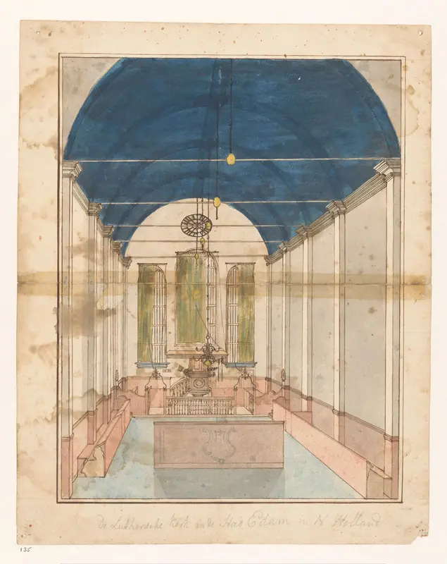 Lutherse kerk in Edam Wall Art by Jan Brandes - High-Resolution Digital Print