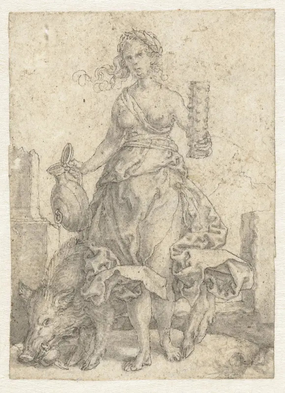 Luxuria Wall Art by Heinrich Aldegrever - High-Resolution Digital Print