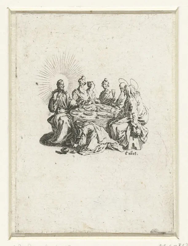 Maaltijd bij Simon de farizeeër Wall Art by Unknown - High-Resolution Digital Print