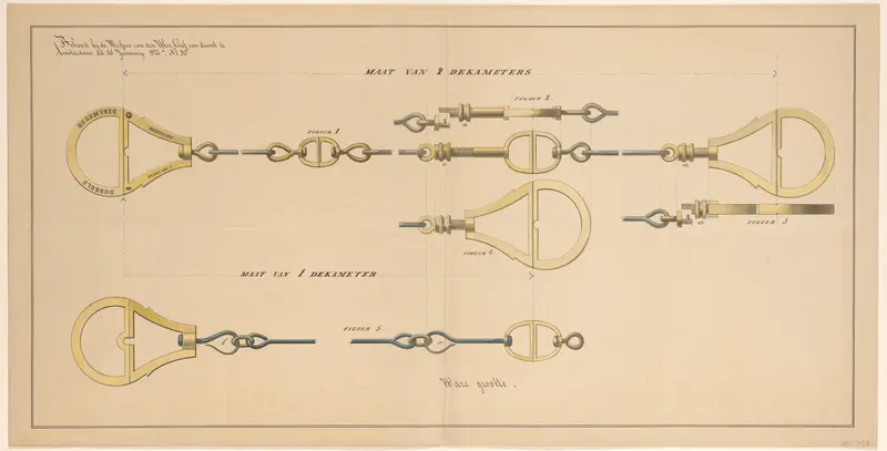 Maat van 2 dekameters Wall Art by A. van Emden - High-Resolution Digital Print
