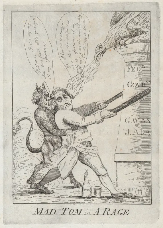 Mad Tom in a Rage Wall Art by Anonymous, American, 19th century - High-Resolution Digital Print