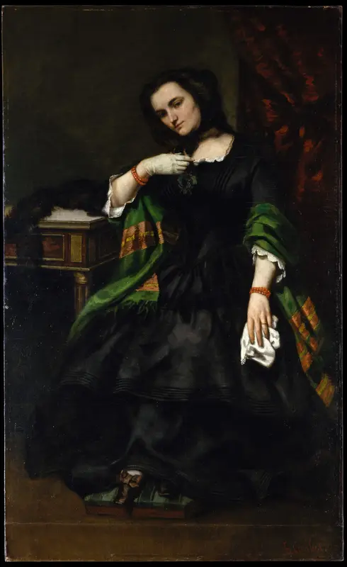 Madame Auguste Cuoq (Mathilde Desportes, 1827–1910) Wall Art by Gustave Courbet - High-Resolution Digital Print
