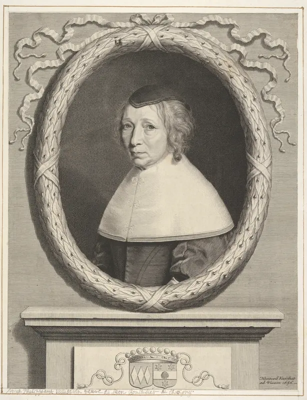 Madame Bouthillier (Marie de Bragelogne) Wall Art by Robert Nanteuil - High-Resolution Digital Print