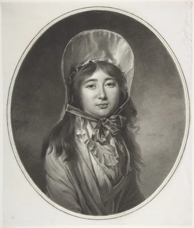Madame Claire Philippe de La Pierre (née da Cunha) Wall Art by Jacques Antoine Marie Lemoine - High-Resolution Digital Print