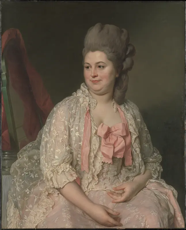 Madame de Saint-Morys (Eléonore Elisabeth Angélique de Beauterne, 1742–1824) Wall Art by Joseph Siffred Duplessis - High-Resolution Digital Print