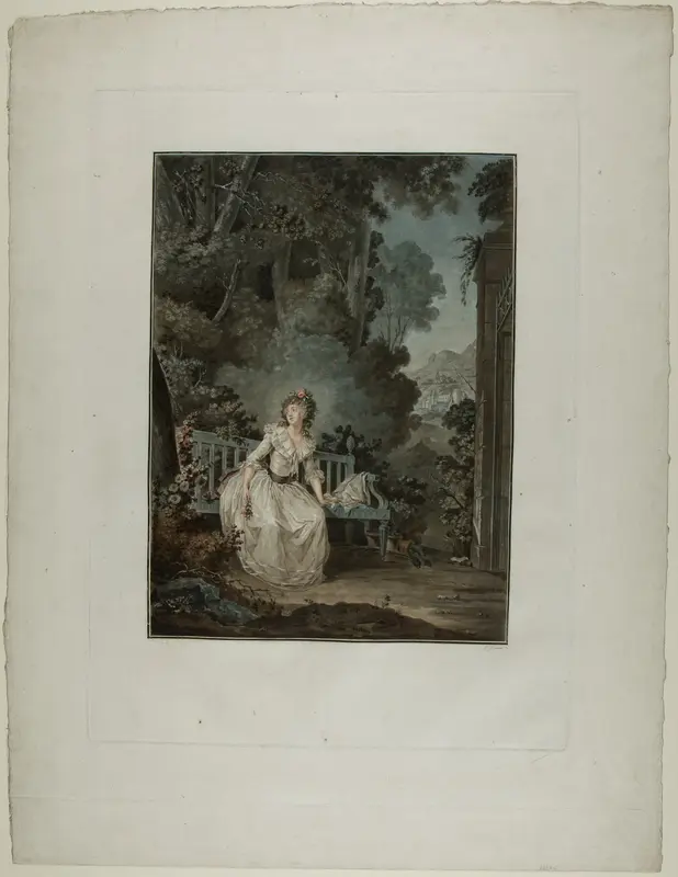 Madame Dugazon in the Opera “Nina, ou La folle par amour” (Nina, or The Woman Maddened by Love)