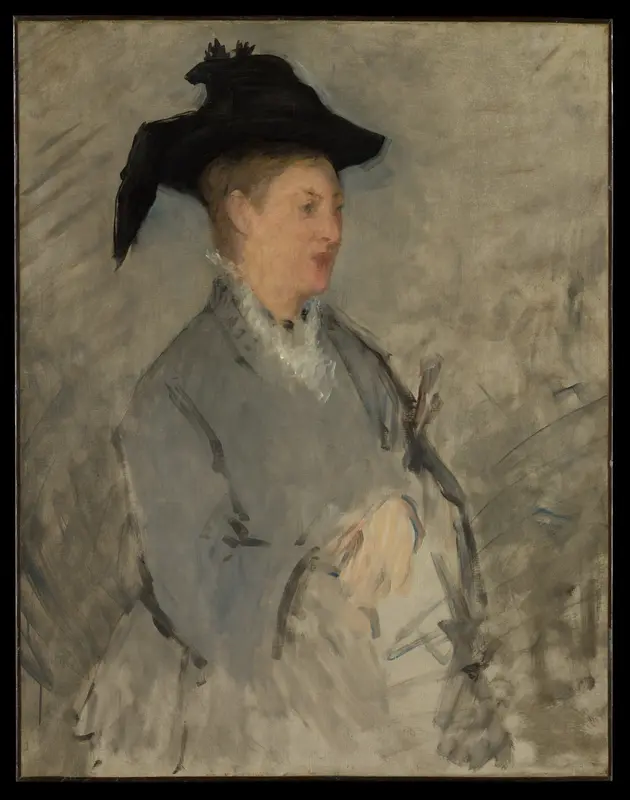 Madame Edouard Manet (Suzanne Leenhoff, 1829–1906) Wall Art by Edouard Manet - High-Resolution Digital Print