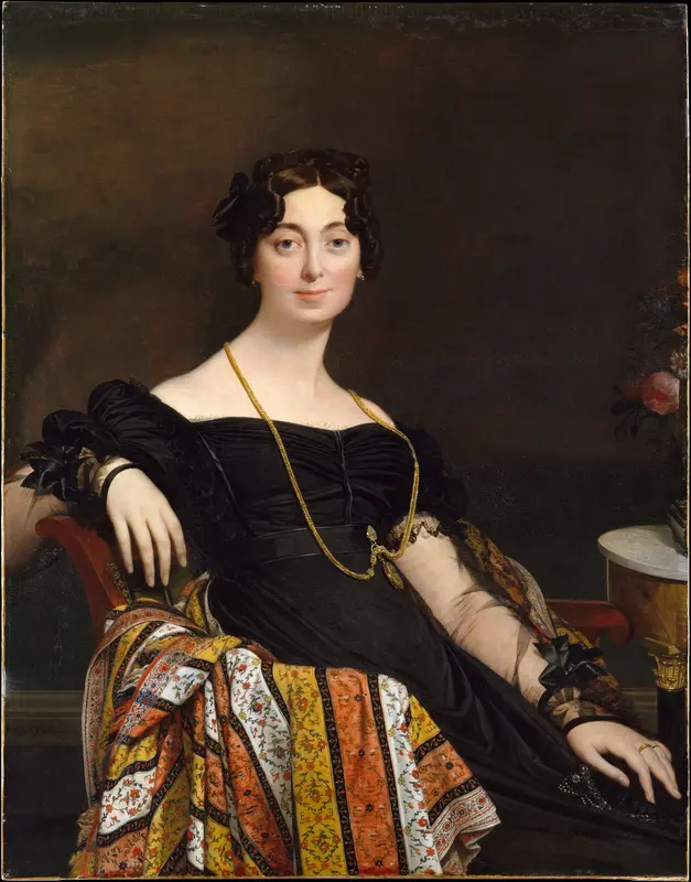 Madame Jacques-Louis Leblanc (Françoise Poncelle, 1788–1839) Wall Art by Jean Auguste Dominique Ingres - High-Resolution Digital Print