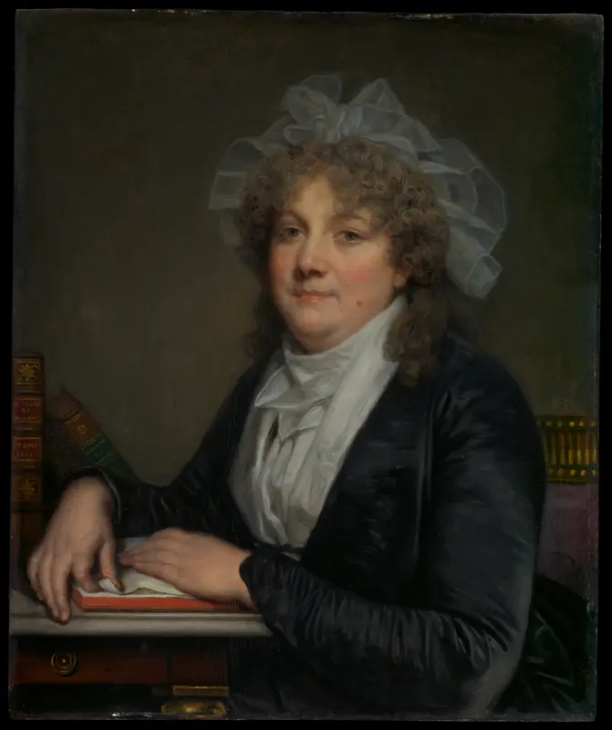 Madame Jean-Baptiste Nicolet (Anne Antoinette Desmoulins, 1743–1817) Wall Art by Jean-Baptiste Greuze - High-Resolution Digital Print