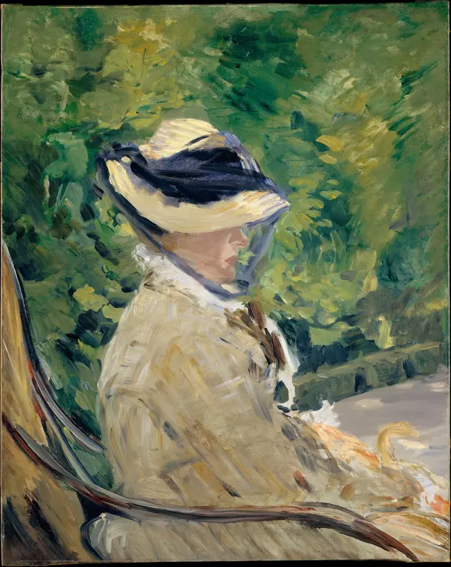 Madame Manet (Suzanne Leenhoff, 1829–1906) at Bellevue Wall Art by Edouard Manet - High-Resolution Digital Print