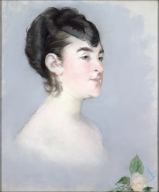 Mademoiselle Isabelle Lemonnier (1857–1926) Wall Art by Edouard Manet - High-Resolution Digital Print