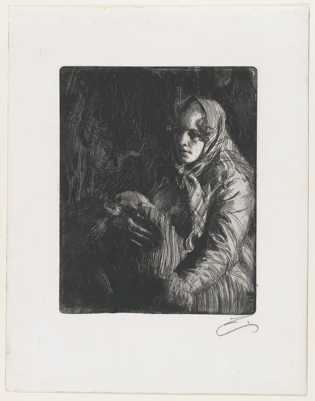 Madonna Wall Art by Anders Zorn - High-Resolution Digital Print