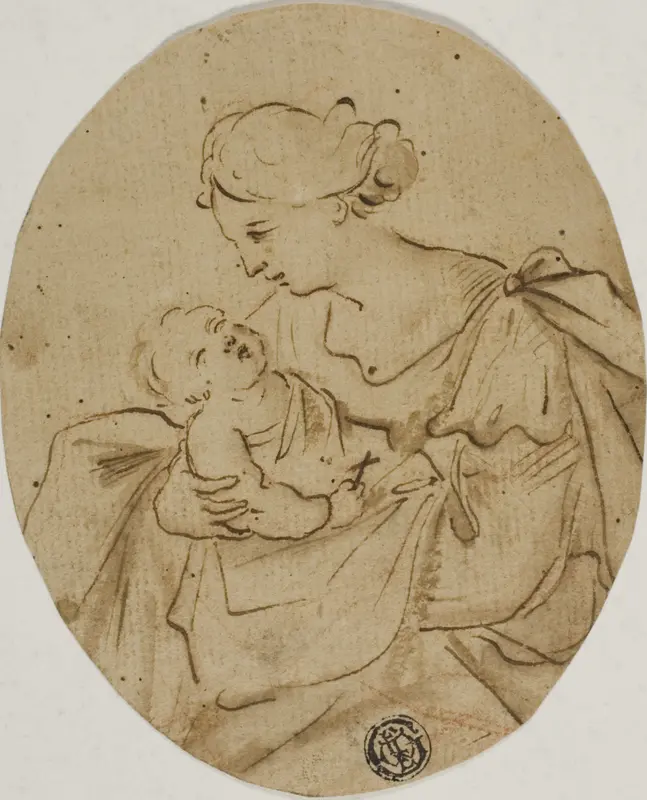 Madonna and Child Wall Art by Unknown Italian - High-Resolution Digital Print