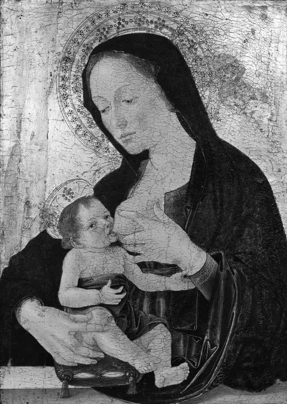 Madonna and Child Wall Art by Antoniazzo Romano (Antonio di Benedetto Aquilio) - High-Resolution Digital Print