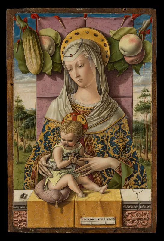 Madonna and Child Wall Art by Carlo Crivelli - High-Resolution Digital Print