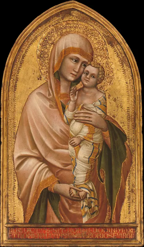 Madonna and Child Wall Art by Guariento di Arpo - High-Resolution Digital Print