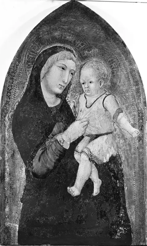 Madonna and Child Wall Art by Ambrogio Lorenzetti - High-Resolution Digital Print