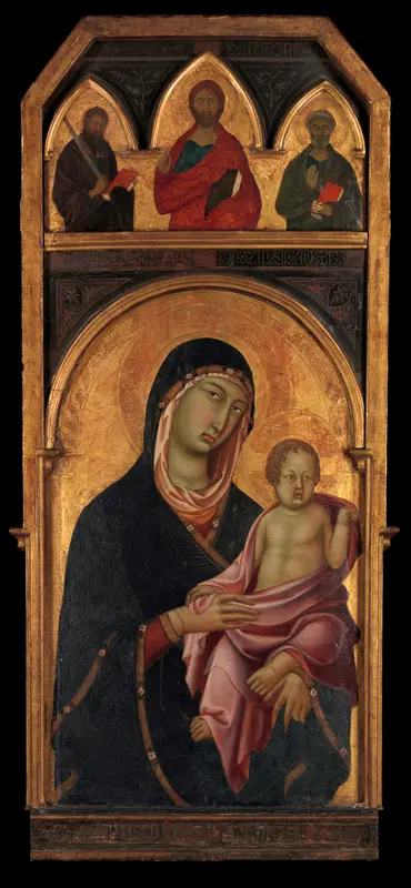 Madonna and Child Wall Art by Segna di Buonaventura - High-Resolution Digital Print