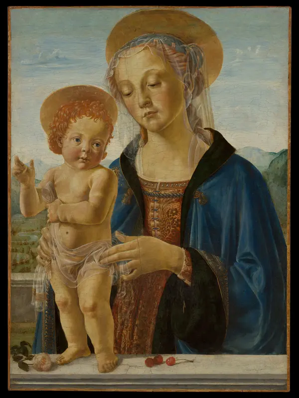 Madonna and Child Wall Art by Andrea del Verrocchio - High-Resolution Digital Print