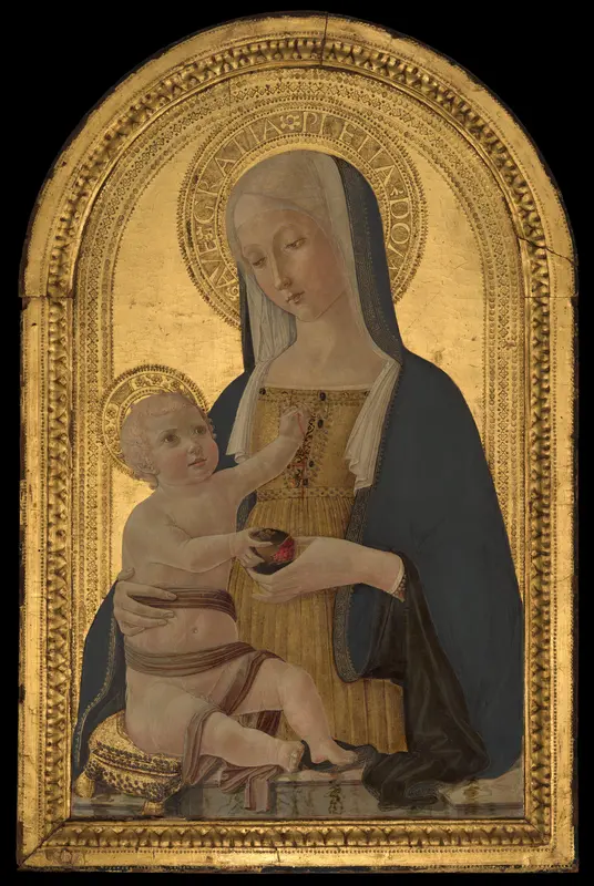 Madonna and Child Wall Art by Benvenuto di Giovanni - High-Resolution Digital Print