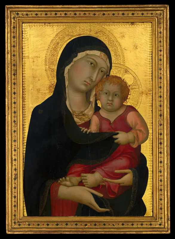 Madonna and Child Wall Art by Simone Martini - High-Resolution Digital Print