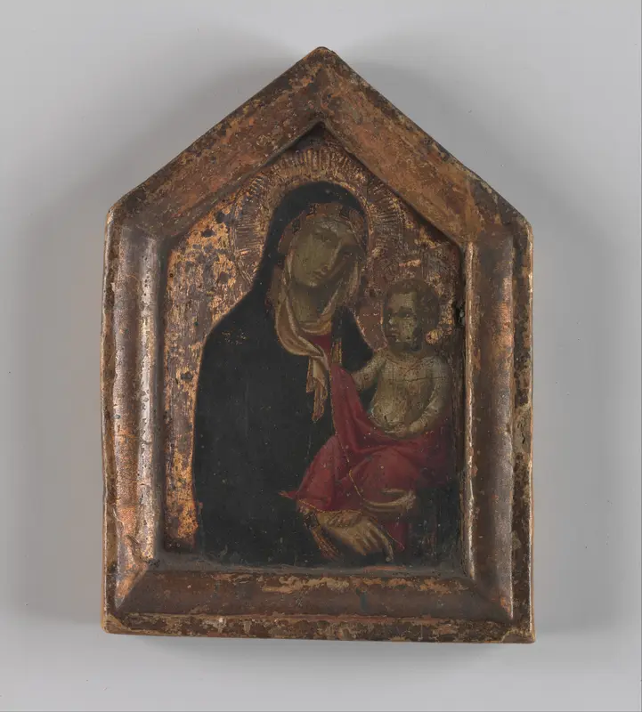 Madonna and Child Wall Art by Italian (Tuscan) Painter, first quarter of the 14th century - High-Resolution Digital Print