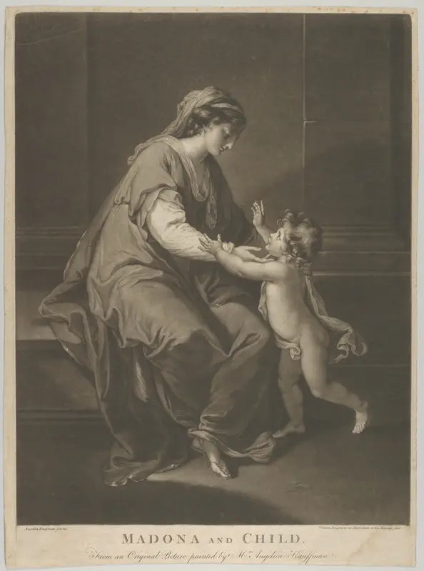 Madonna and Child Wall Art by Valentine Green - High-Resolution Digital Print