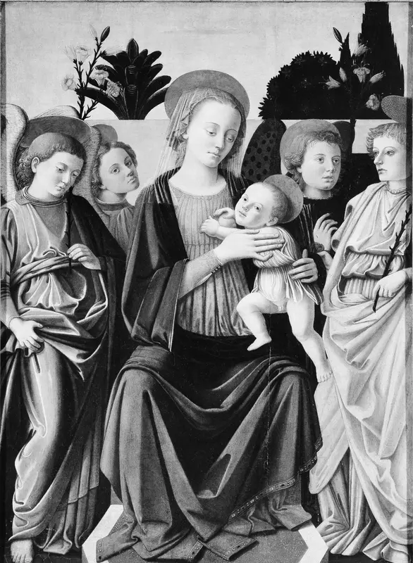 Madonna and Child with Angels Wall Art by Italian (Florentine) Painter - High-Resolution Digital Print
