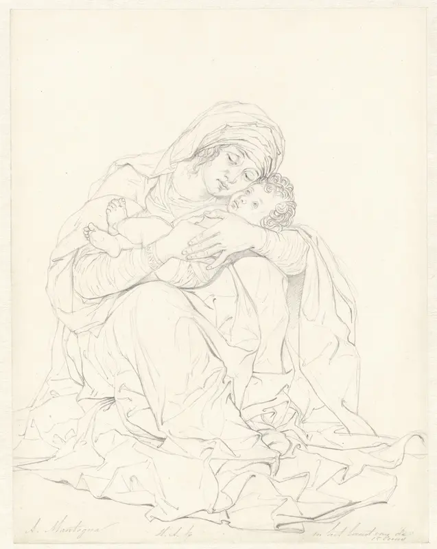 Madonna met kind Wall Art by Hendrik Abraham Klinkhamer - High-Resolution Digital Print