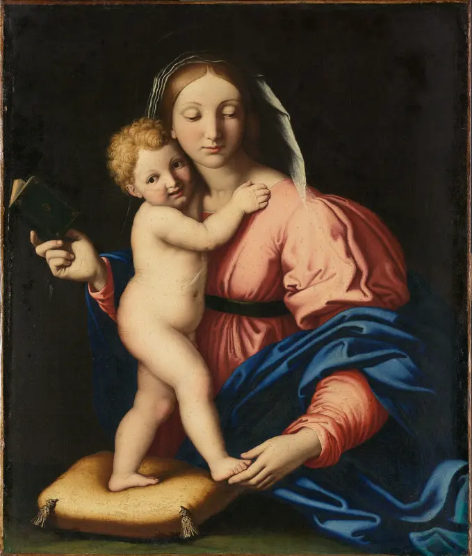 Madonna met kind Wall Art by Unknown - High-Resolution Digital Print