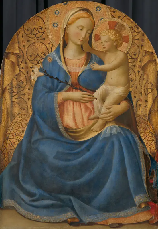 Madonna of Humility Wall Art by Fra Angelico - High-Resolution Digital Print