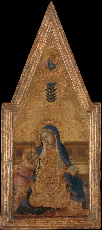 Madonna van de nederigheid Wall Art by Bartolommeo Bulgarini - High-Resolution Digital Print