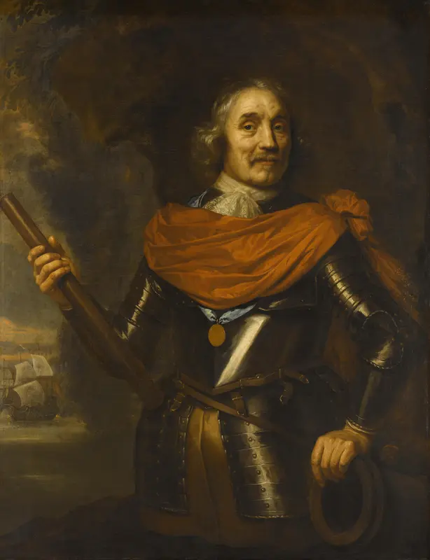 Maerten Harpertsz Tromp (1598-1653). Luitenant-admiraal Wall Art by Jan Lievens - High-Resolution Digital Print