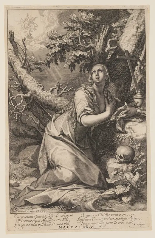 Magdalena, from Sinners of the Old and New Testament Wall Art by Willem van Swanenburgh - High-Resolution Digital Print