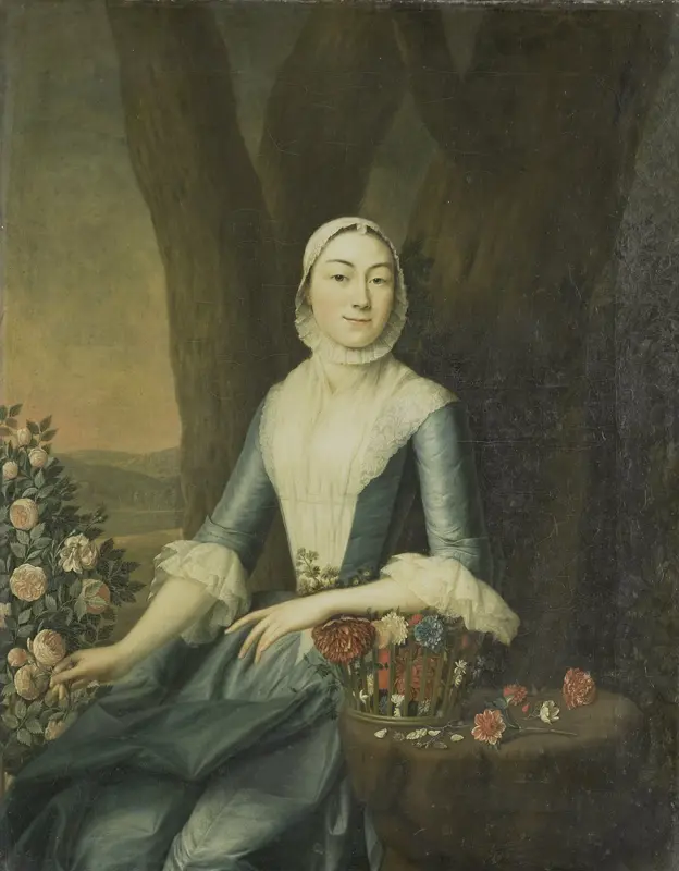 Magdalena van Citters (1737-1807). Echtgenote van Adriaen Isaac Hurgronje Wall Art by anonymous - High-Resolution Digital Print