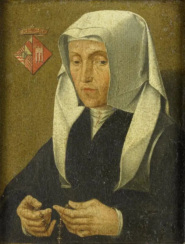 Magdalena van Waardenborgh (1464-1538), echtgenote van Jan van Egmond Wall Art by anonymous - High-Resolution Digital Print