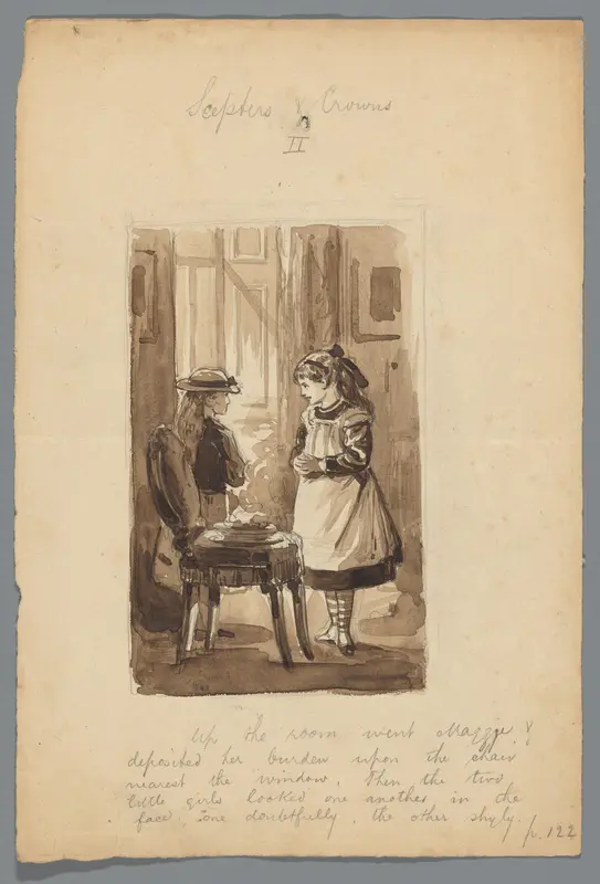 Maggie brengt Crinny eten Wall Art by Joseph Ludovic Scheidel - High-Resolution Digital Print