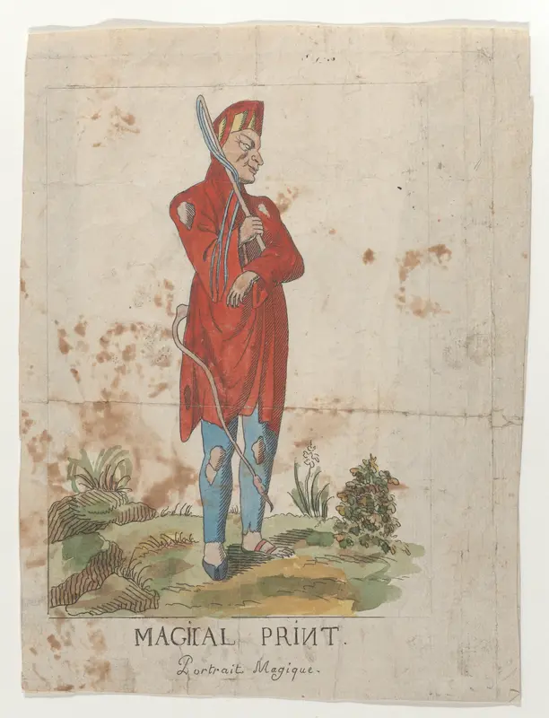 Magical Print: the devil with a hidden silhouette of Napoleon by Anonymous - High-Resolution Digital Print