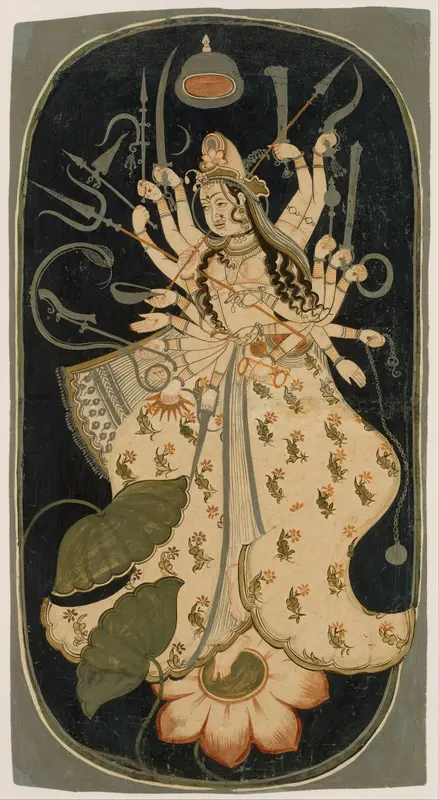 Mahadevi, the Great Goddess Wall Art by Unknown - High-Resolution Digital Print