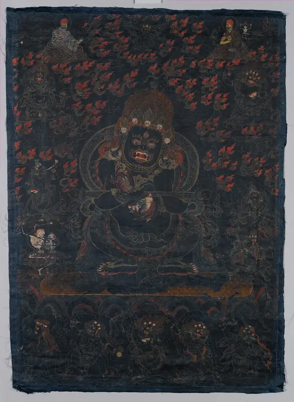 Mahakala, Protector of the Tent Wall Art by Unknown - High-Resolution Digital Print