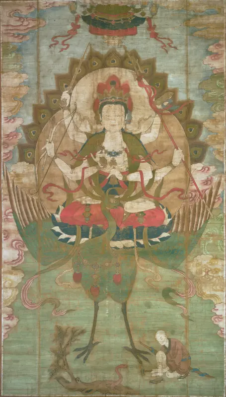 Mahamayuri Vidyaraja Wall Art by Unknown - High-Resolution Digital Print