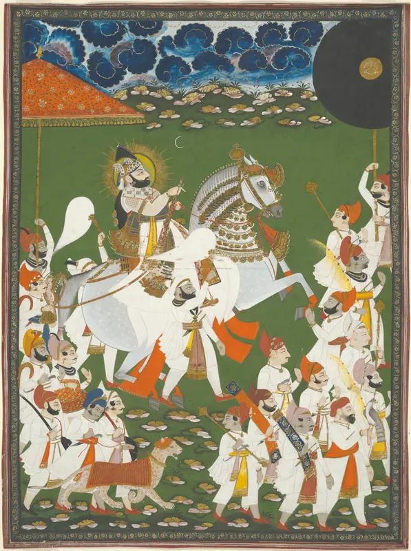 Maharana Bhim Singh in Procession