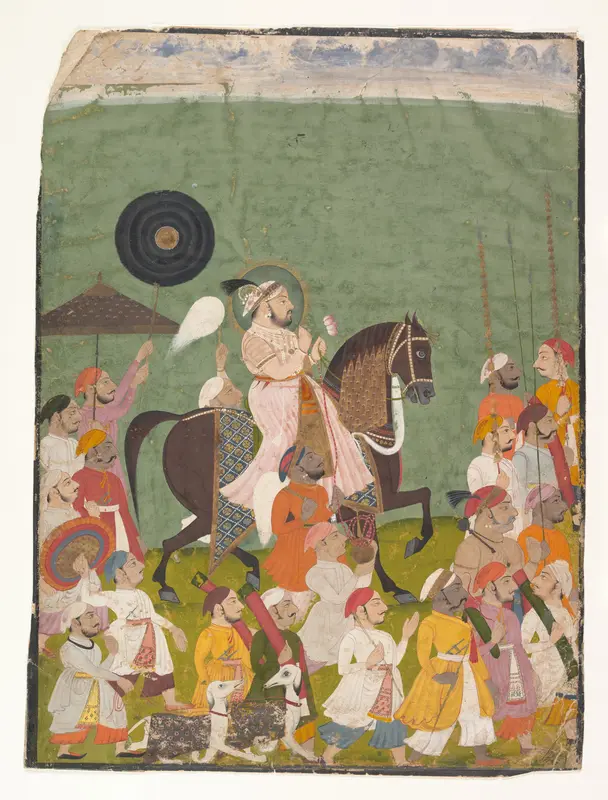 Maharana Jagat Singh II in Procession Wall Art by Unknown - High-Resolution Digital Print